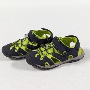 Big Kids Neon Green/Black closed toe outdoor kids Sandals Unisex